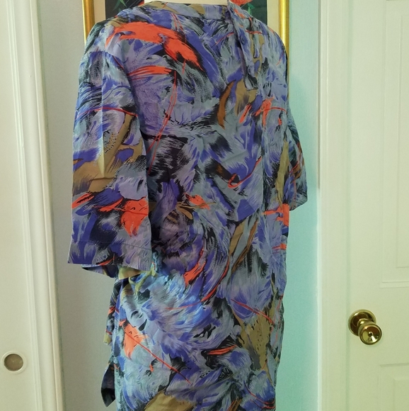 VTG JMS Collection silk blouse- small WN - Picture 3 of 7
